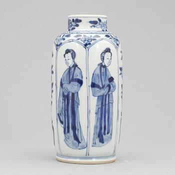 VAS, porslin, Qing dynastin (1644-1911).