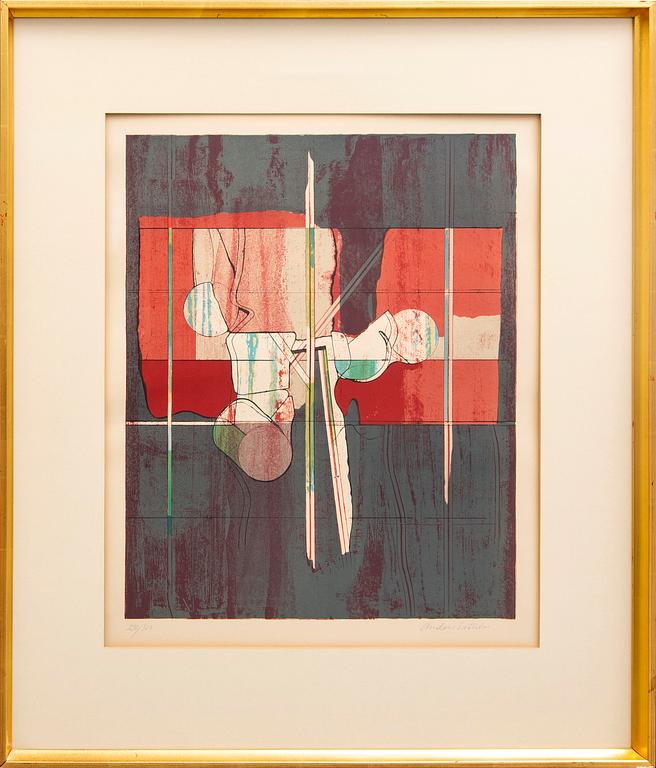 Anders Österlin, lithograph, signed, numbered.