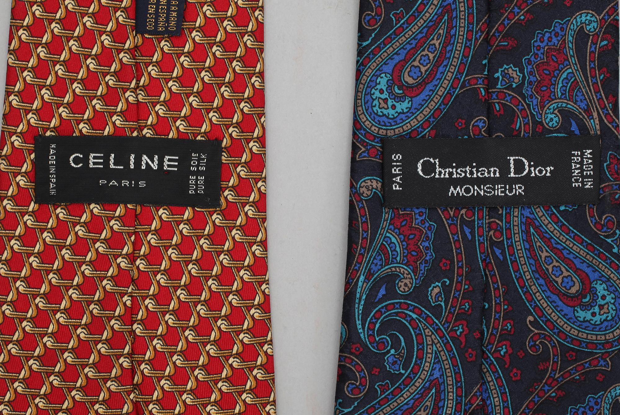 SLIPSAR, 2 st, Dior och Celine.