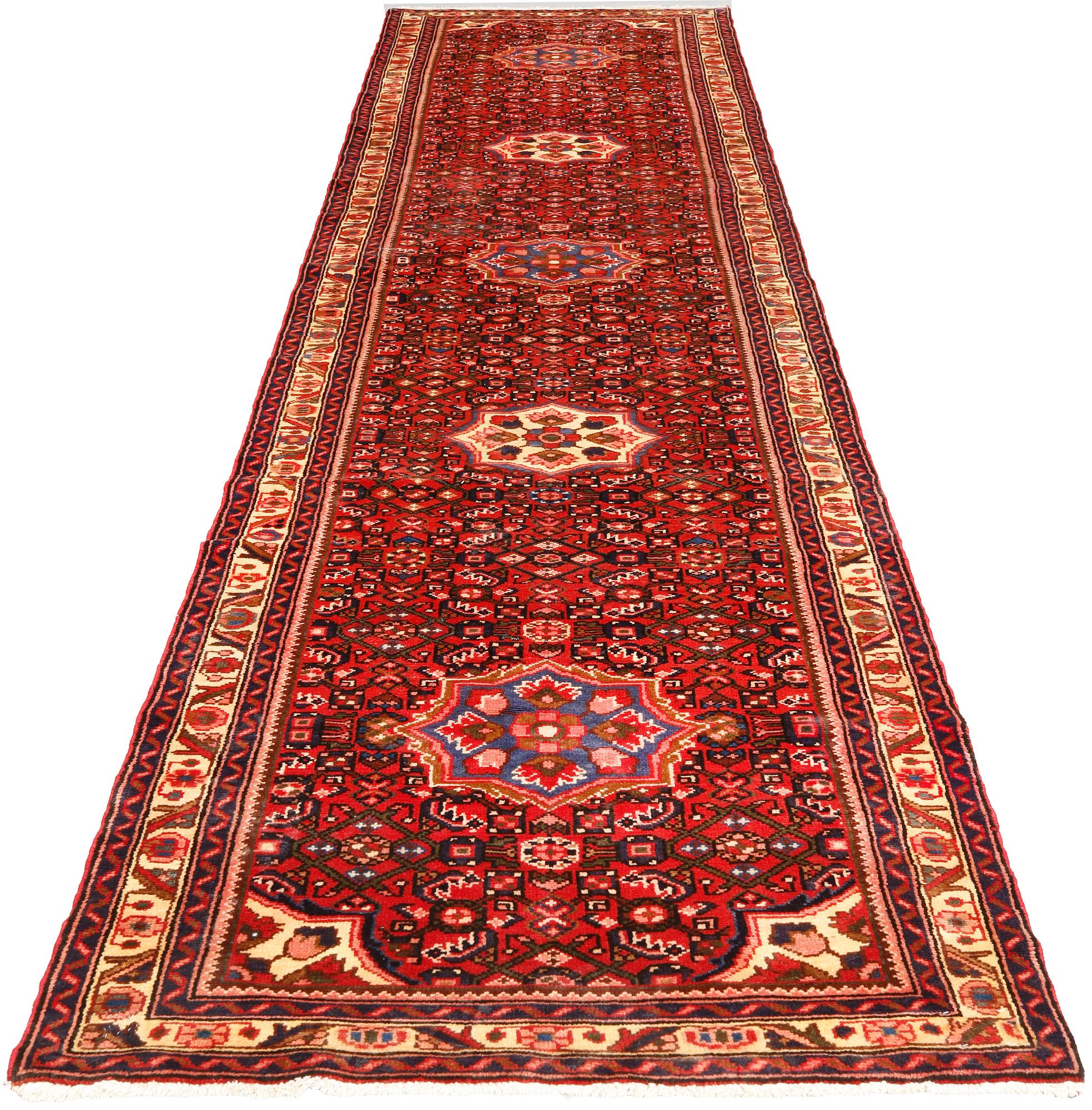 A Hamadan, runner c 452 x 95 cm.