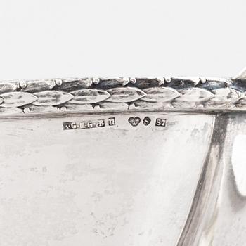 A Gustavian style silver sugar bowl, MGM AB, Uppsala, Sweden, 1920's.