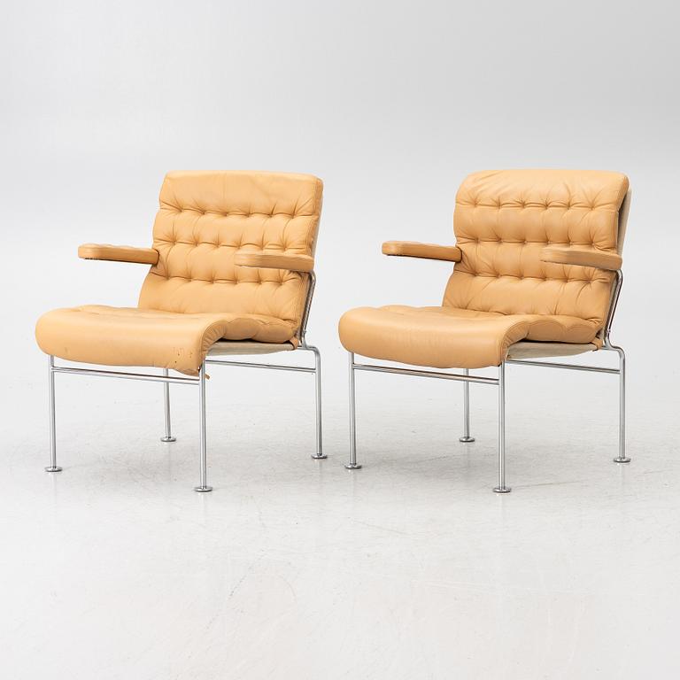 Bruno Mathsson, Armchairs, a pair, “Birgitta”, Dux.