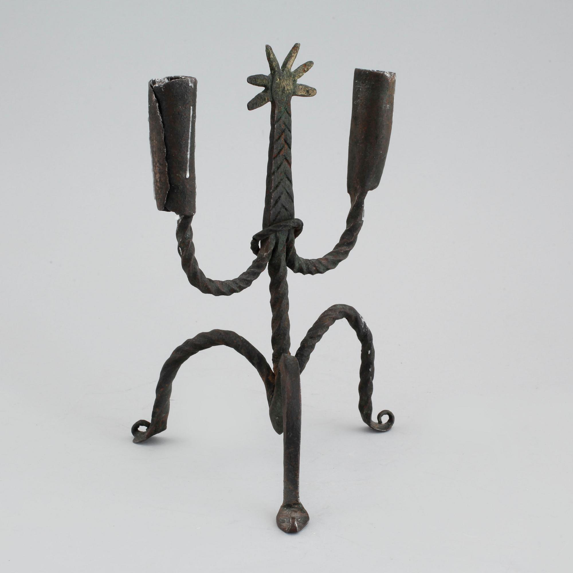 LJUSSTAKE, smide, 1700-tal.