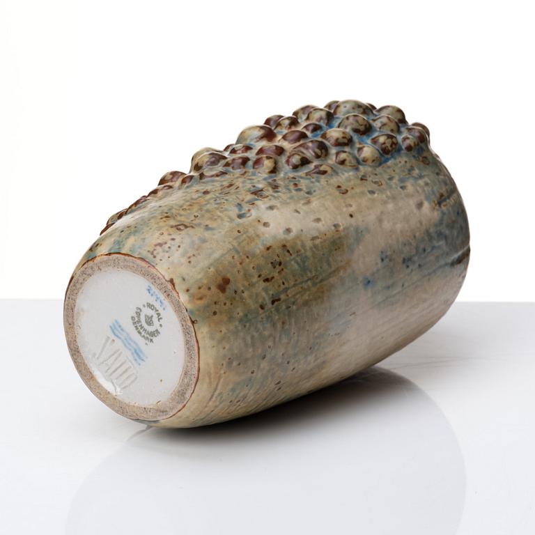 Axel Salto, a Sung glazed 'budding style' stoneware vase, Royal Copenhagen, Denmark 1947.