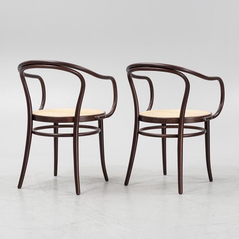 Michael Thonet, karmstolar, 6 st, "No 30", TON.