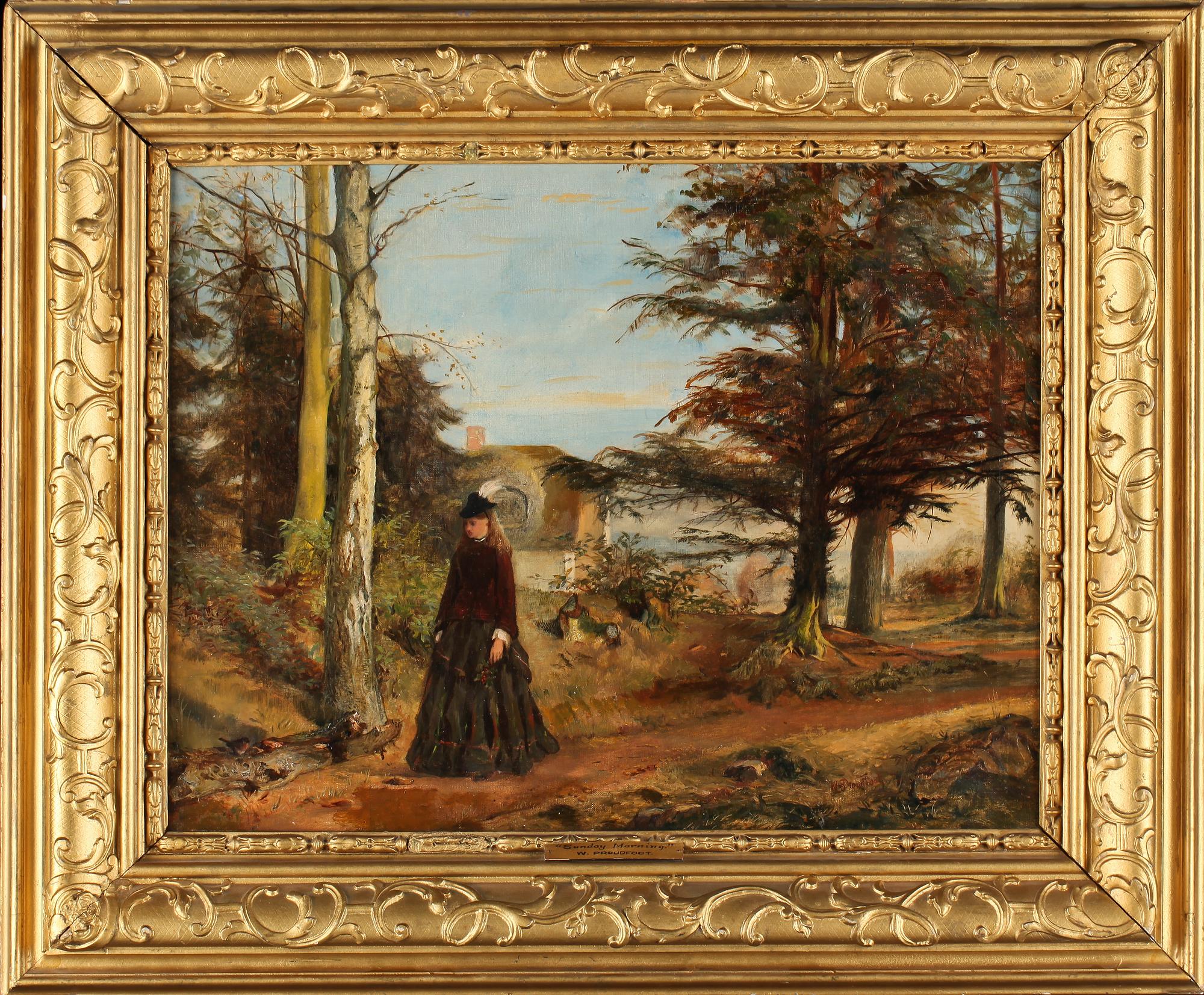 WILLIAM PROUDFOOT, olja på duk, signerad och daterad -74.