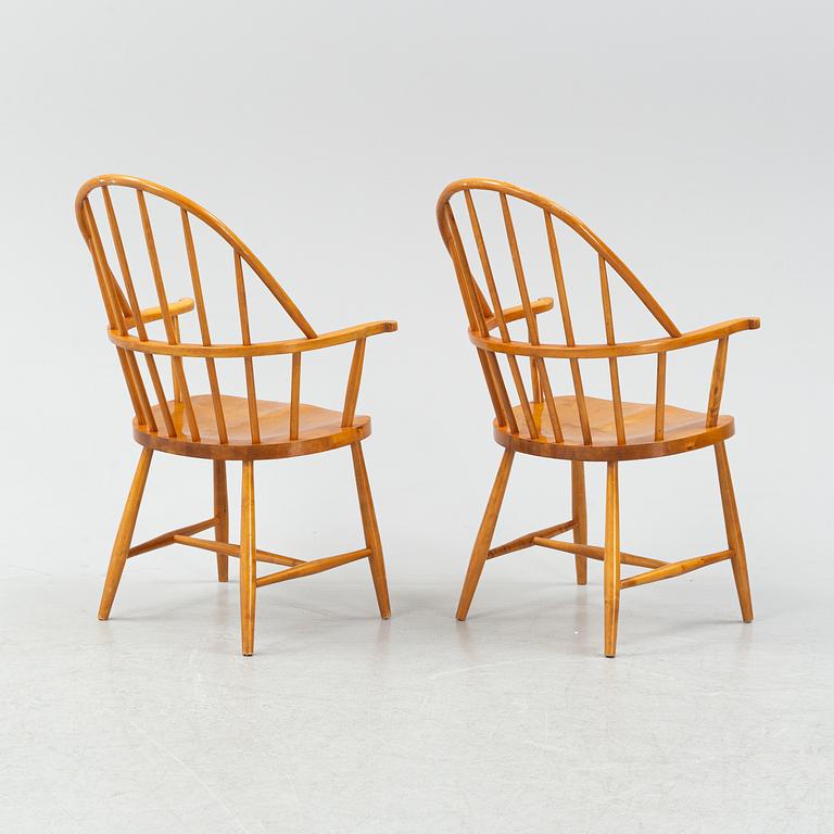 Stolar ett par, sk Windsorstolar, 1900-talets mitt.