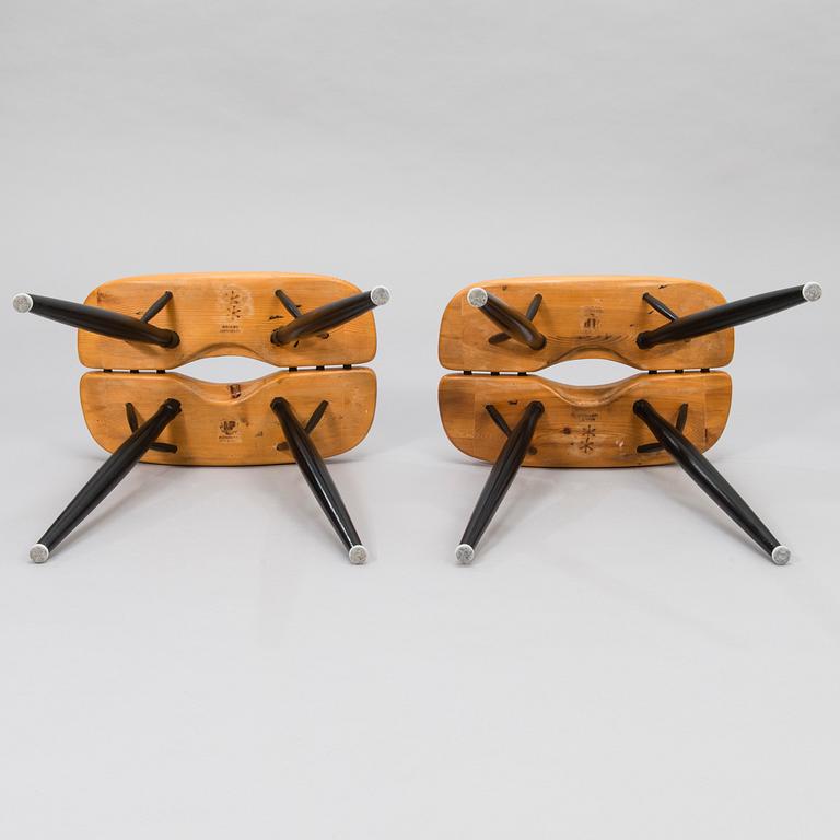 ILMARI TAPIOVAARA, a 1960's 7-piece 'Pirkka' dining set for Laukaan Puu.