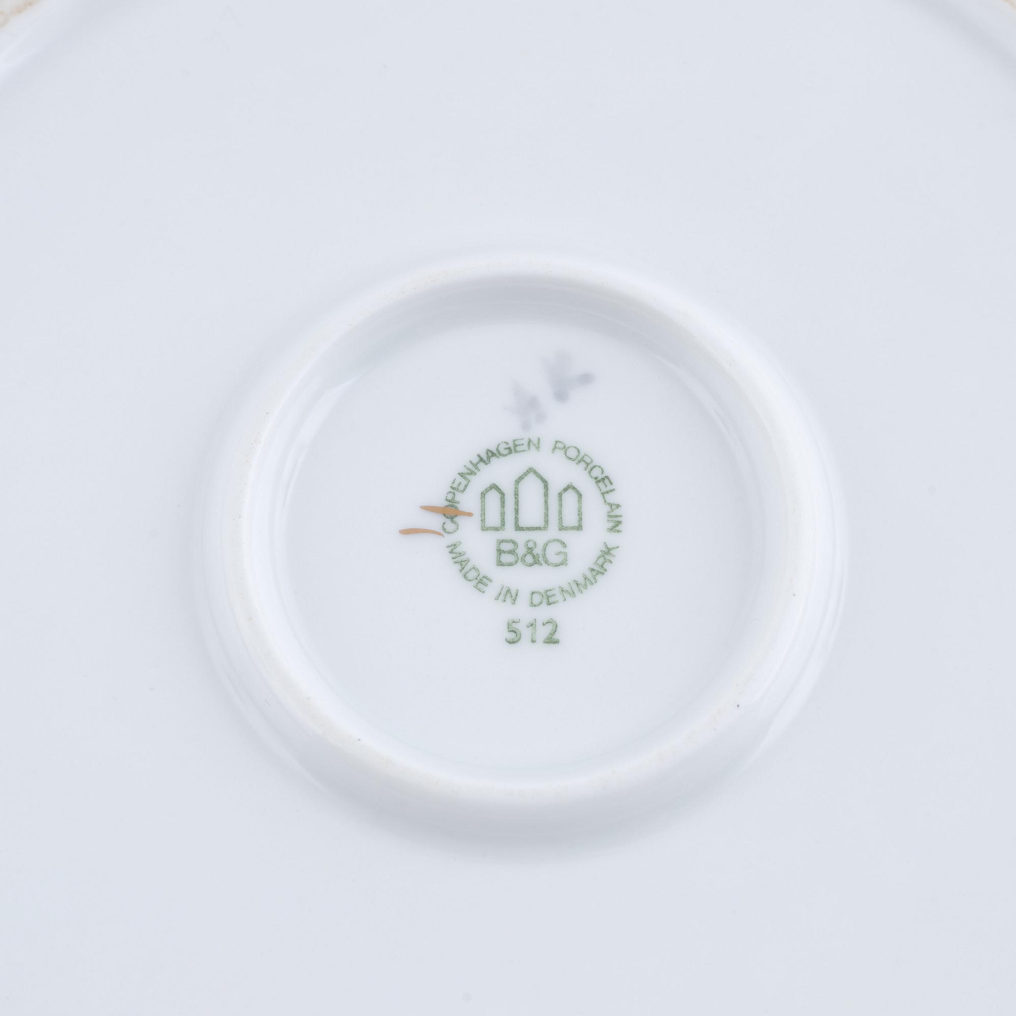 Mat-och kaffeservis, 79 delar, "Måsen" ,Bing & Grøndahl, .