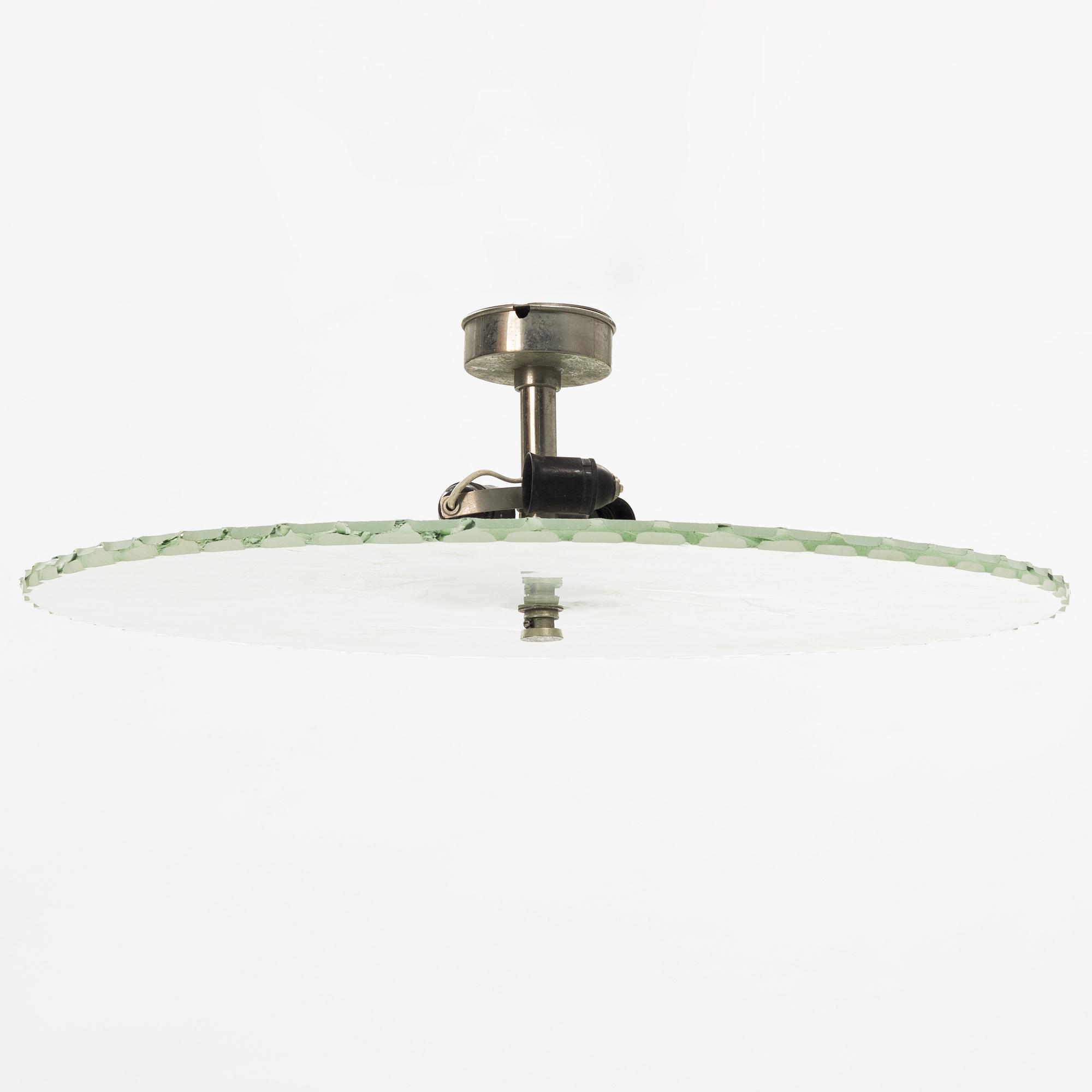 A Swedish Grace ceiling lamp, 1930's.