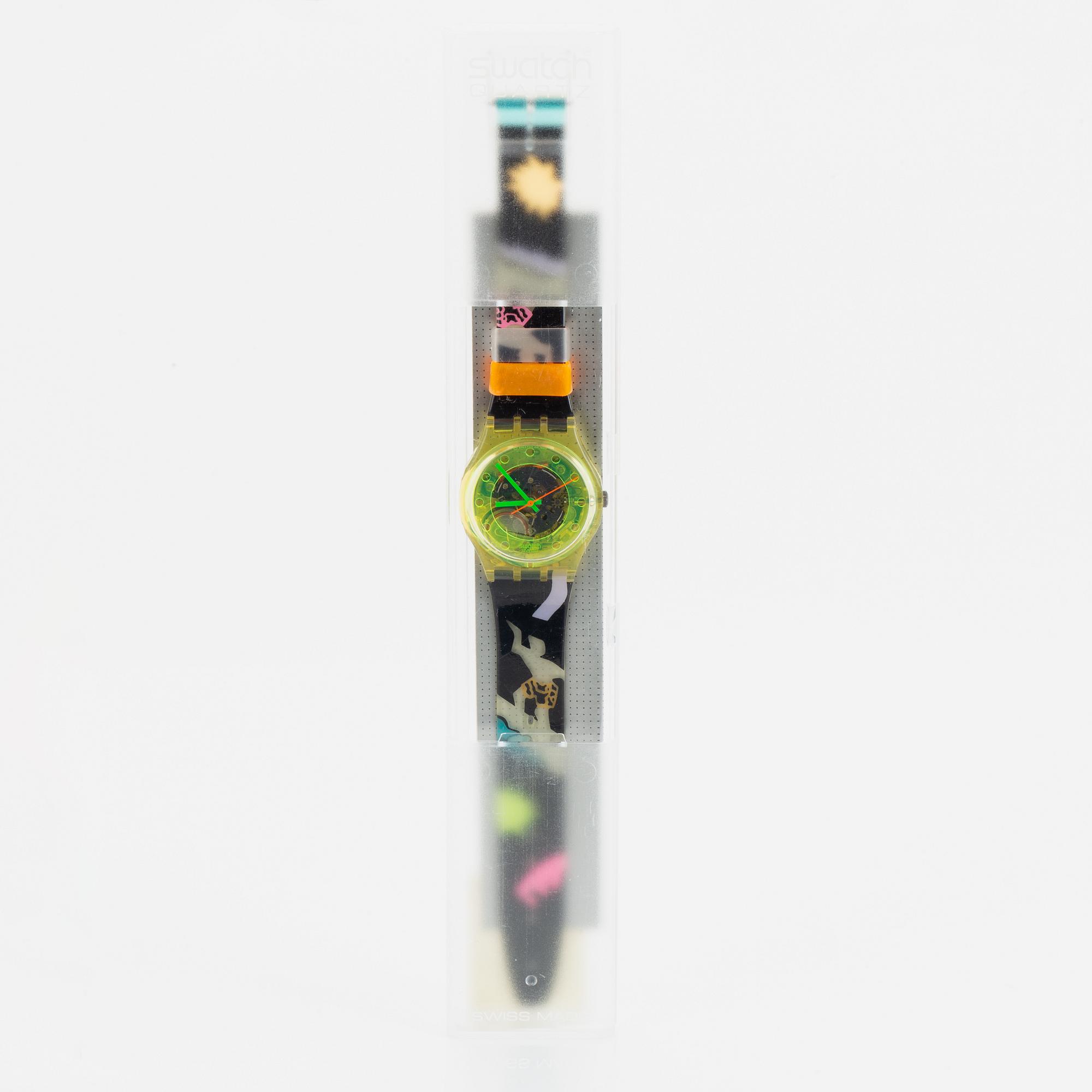 Swatch, Bermudas, wristwatch, 34 mm.