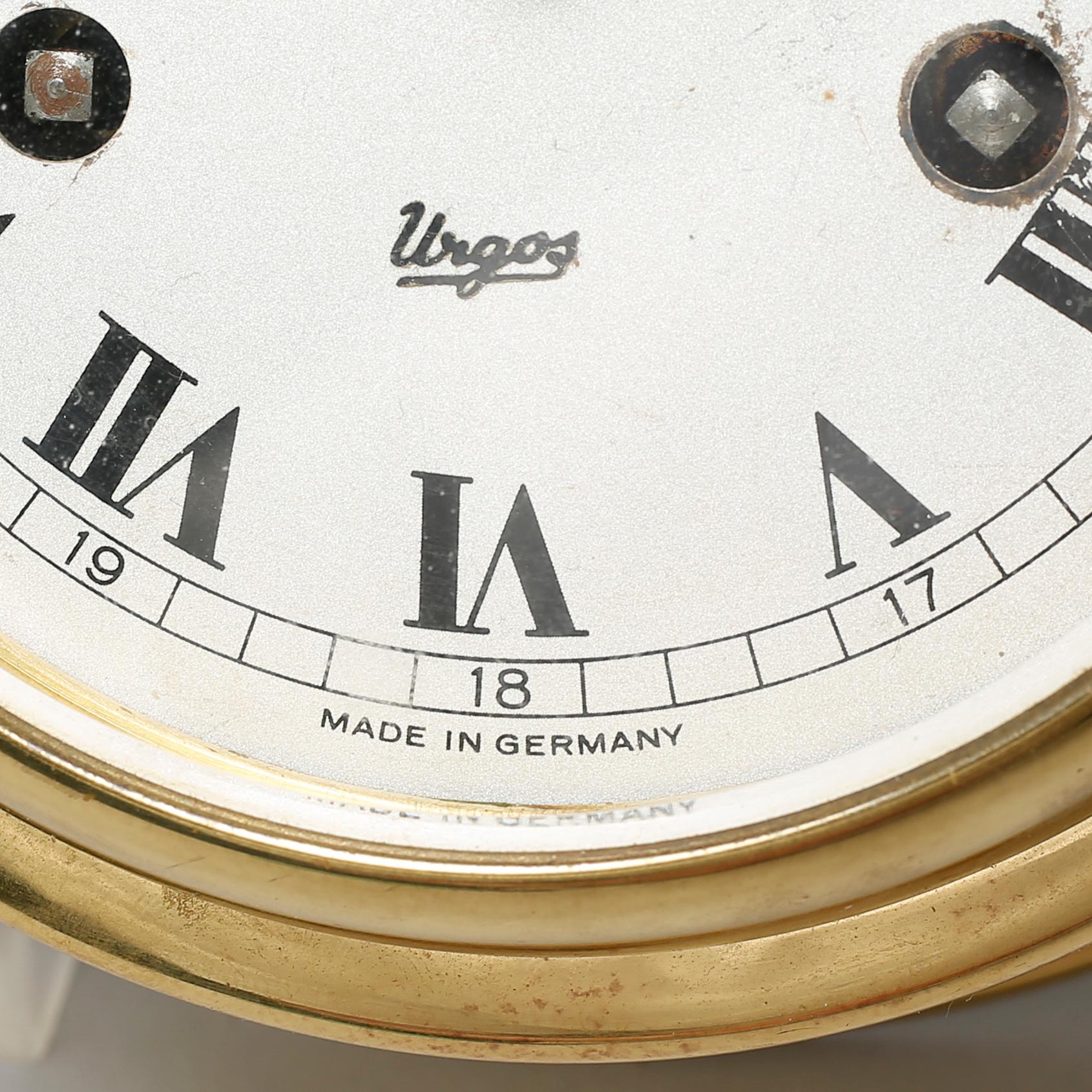 A ships clock from Urgos in Germany, 20th century.