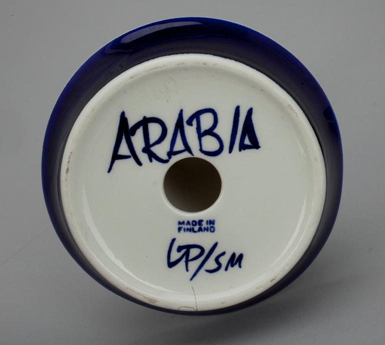 LJUSSTAKAR, ett par, porslin, "Valencia", design Ulla Procopé, Arabia.