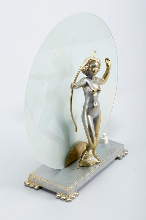 BORDSLAMPA, art deco, 1900-talets första hälft.