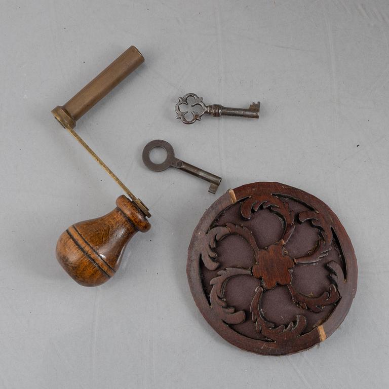 A bracket clock, signed Peter Green, Apenrade. Denmark, 18th century.