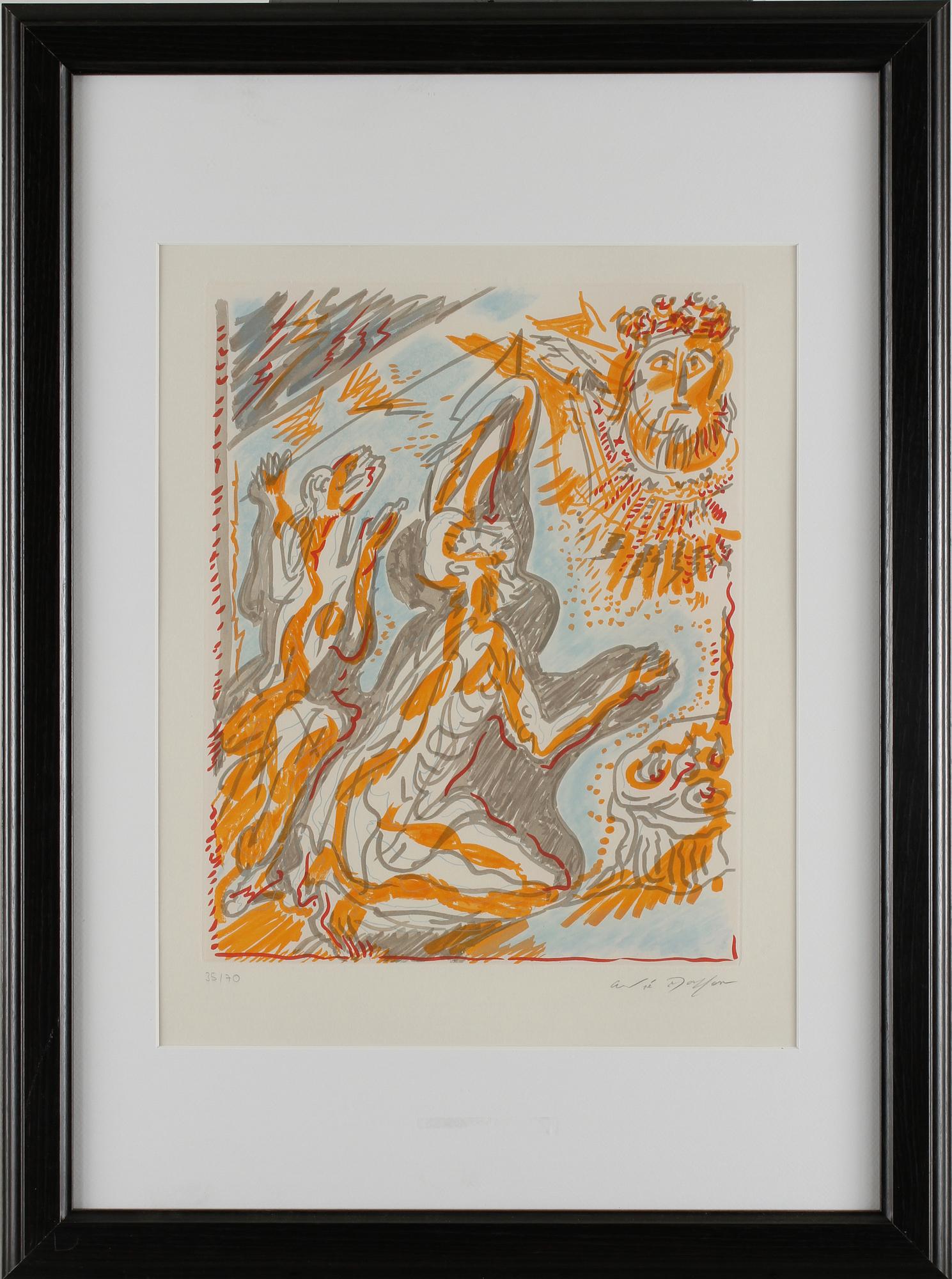 ANDRÉ MASSON, färgetsning, signerad och numrerad 35/70.