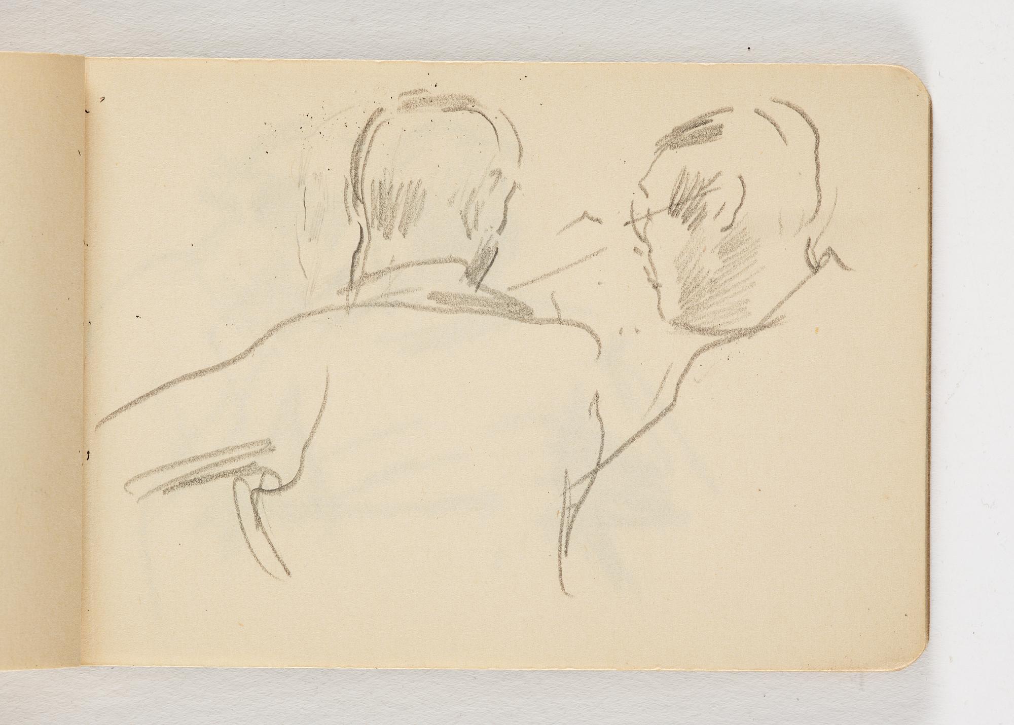 Lotte Laserstein, 10 små skissblock med teckningar.