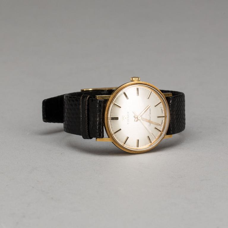 ARMBANDSUR, 18K guld, Tissot.