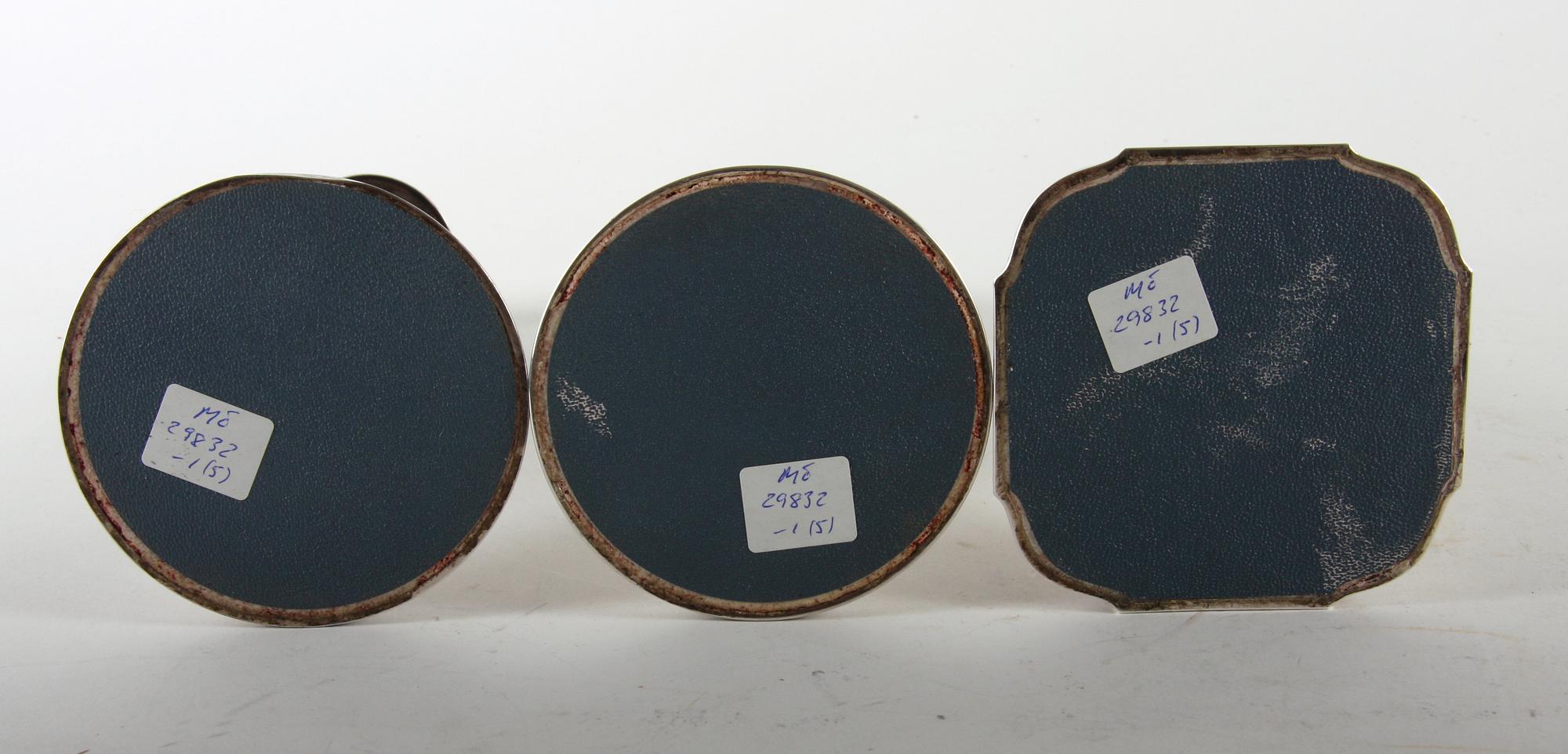 LJUSSTAKAR, 2+1 st, silver, CESON 1974-78.