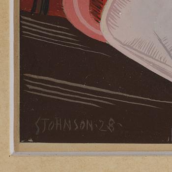 Sven Jonson, Figurkomposition.