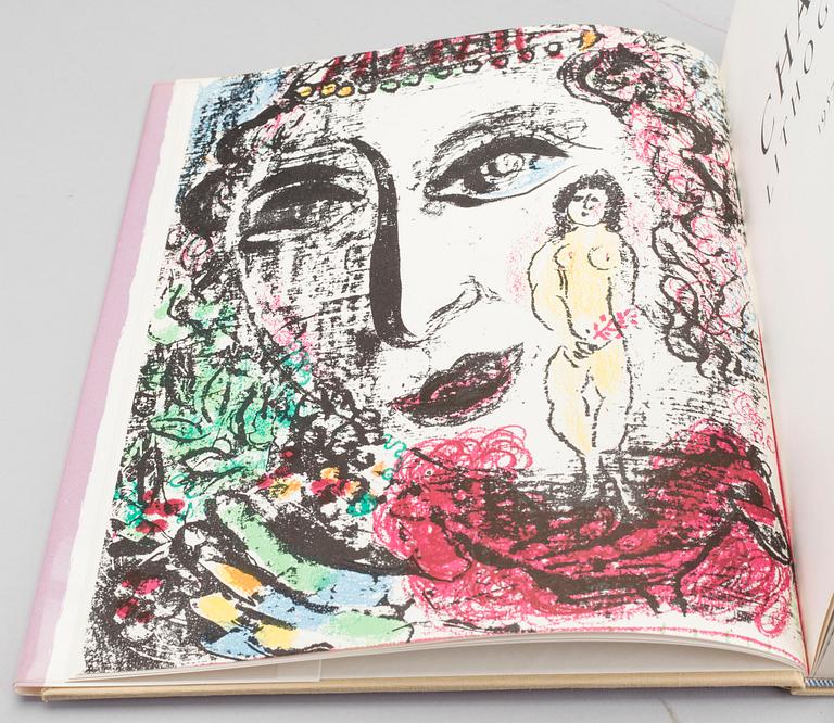 BÖCKER, "Chagall Lithographe II, 1957-62" & "Chagall Lithographie III, 1962-1963". 12 + 2  litografier.