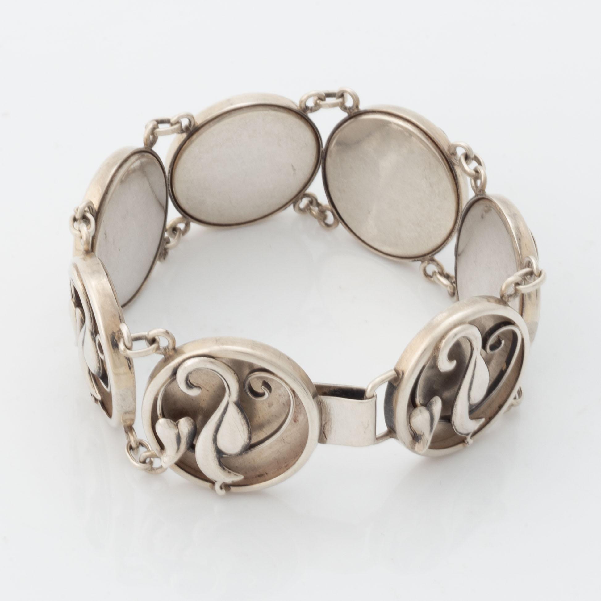 Silver bracelet, Peterson Guldsmed Sten, Helsingborg.