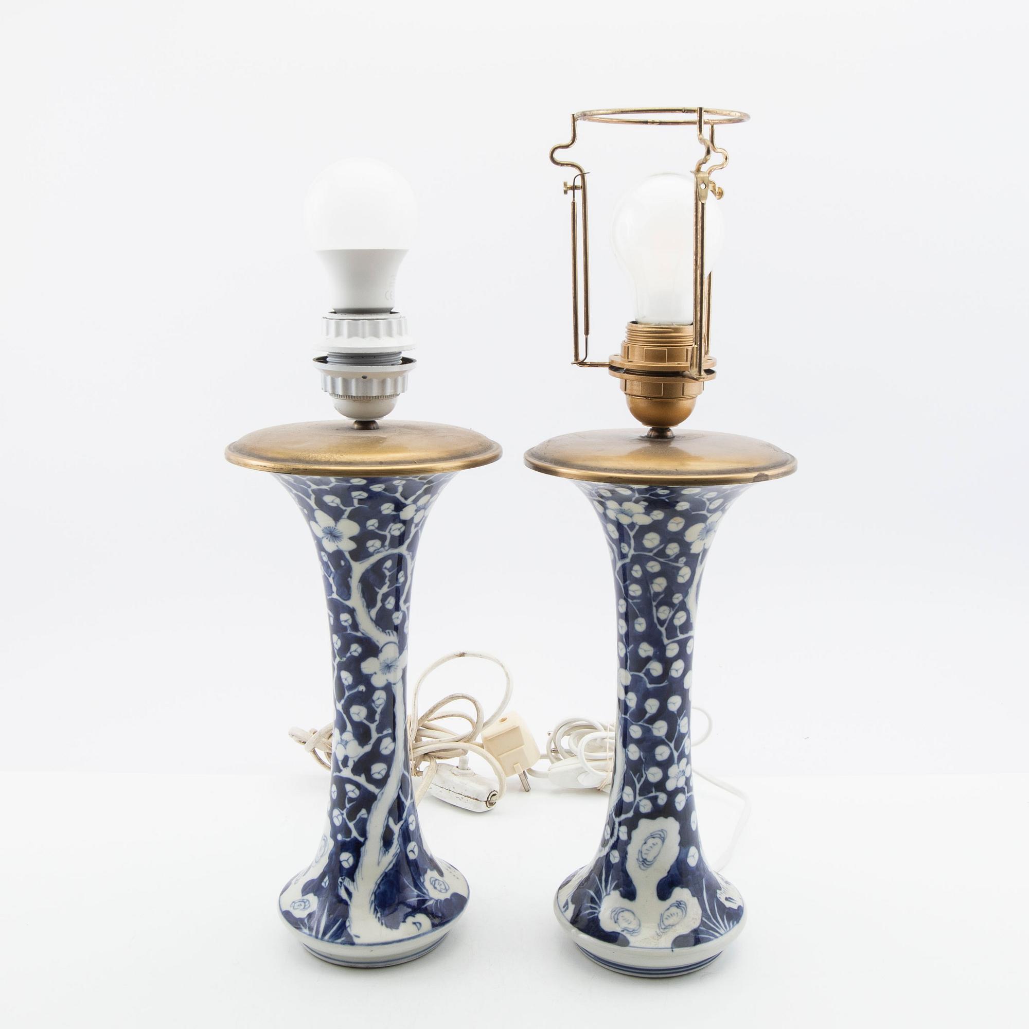 Table lamps, a pair, China, 20th century.