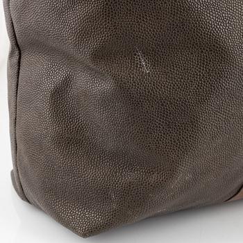 Mulberry, 'Clipper' scotch grain weekend bag.