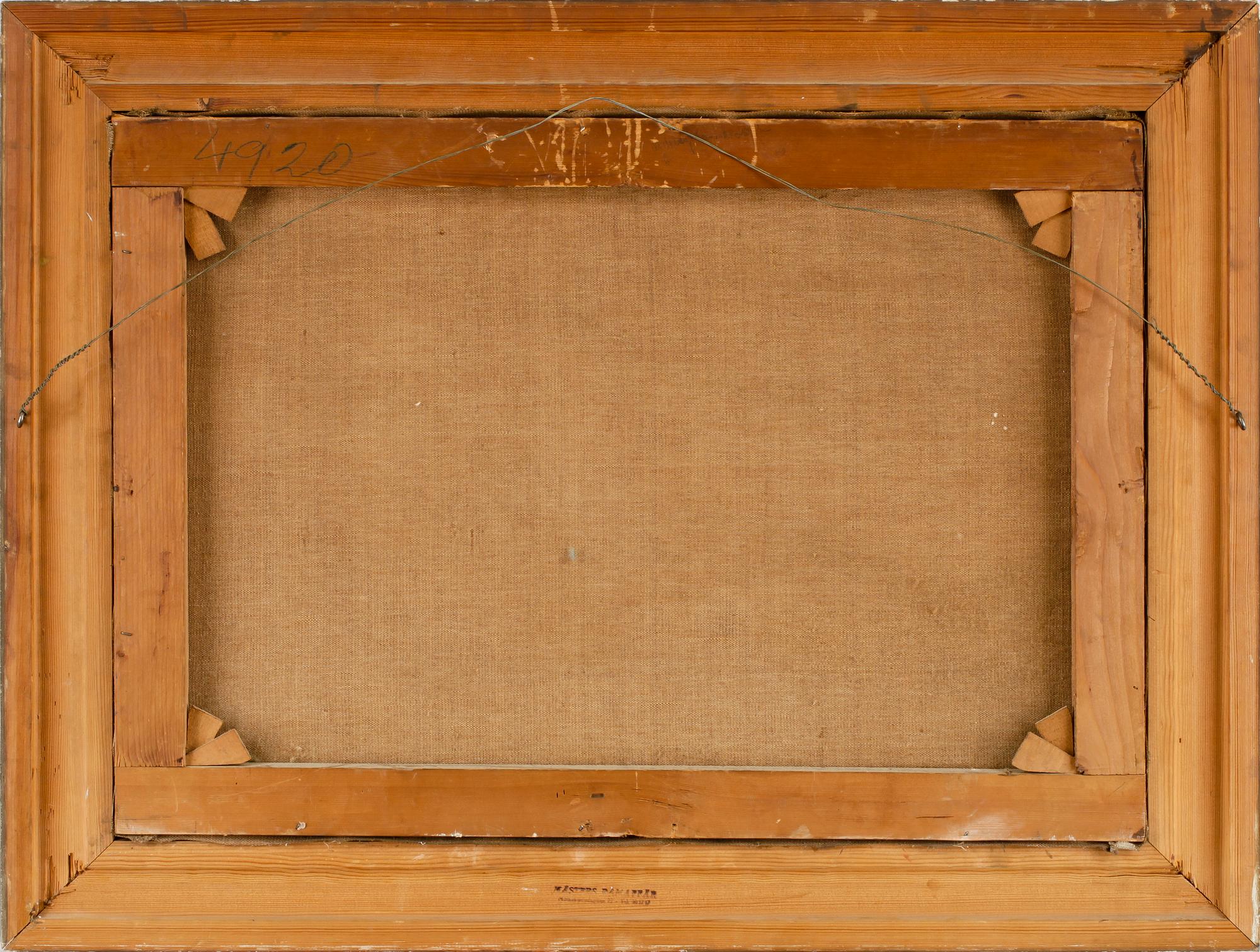 HANS GERINGER, olja på duk, sign o dat-20.