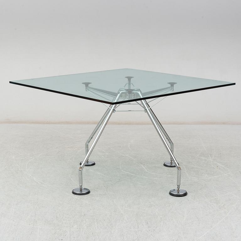 NORMAN FOSTER, a 'Nomos system' glass table.