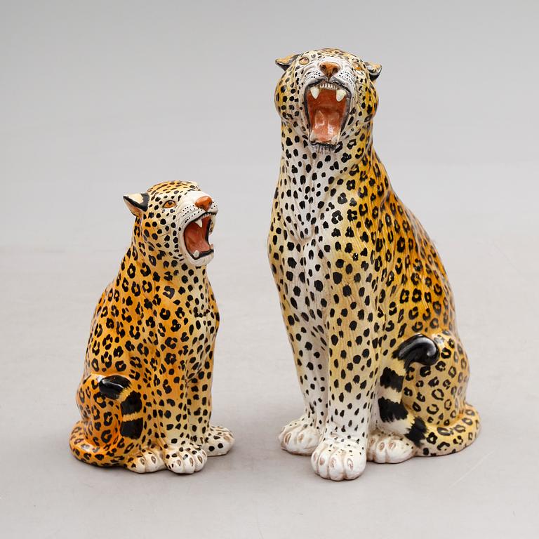 FIGURER, 2 st, keramik, Italien, 1900-/2000-tal.