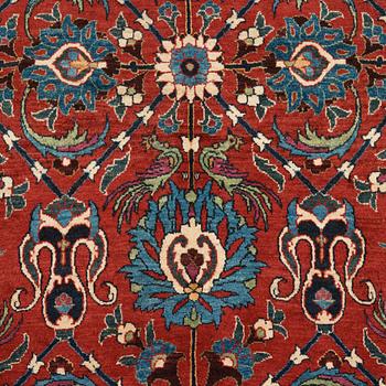 A CARPET. A semi-antique Veramin probobly. 303-311 x 208,5 cm.