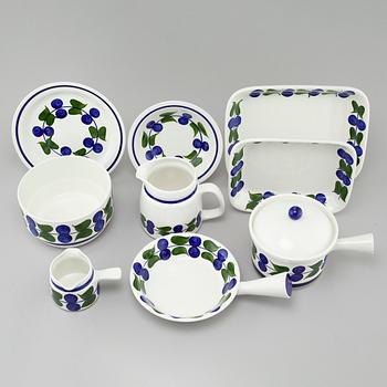 MATSERVIS, 13 delar, porslin, "Irene", Rörstrand, 1900-talets andra hälft.