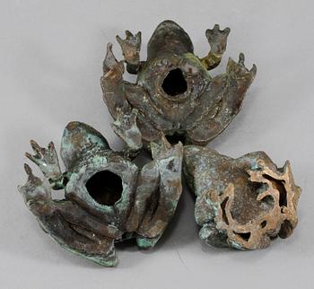 FIGURINER, 3 st, brons, 1900-tal.