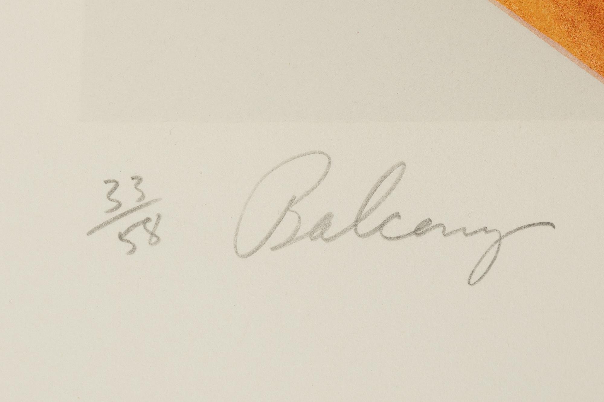 James Rosenquist, lithograph in colours and collage, 1979, signed 33/58.