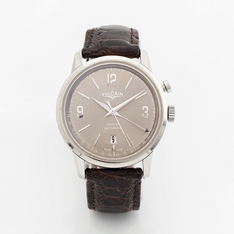 Vulcain, Cricket, 50s Presidents, wristwatch, 42 mm.