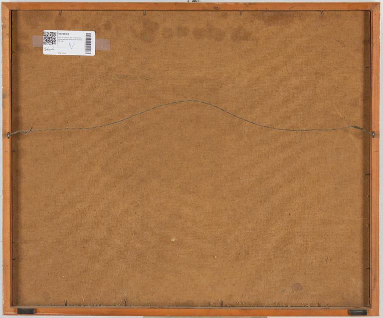 PER STENIUS, oil on masonite, signed and dated P. Stenius. 76.