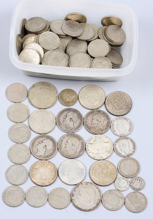 MYNT, 140 st, silver, 1880-1968. 1200 gram.