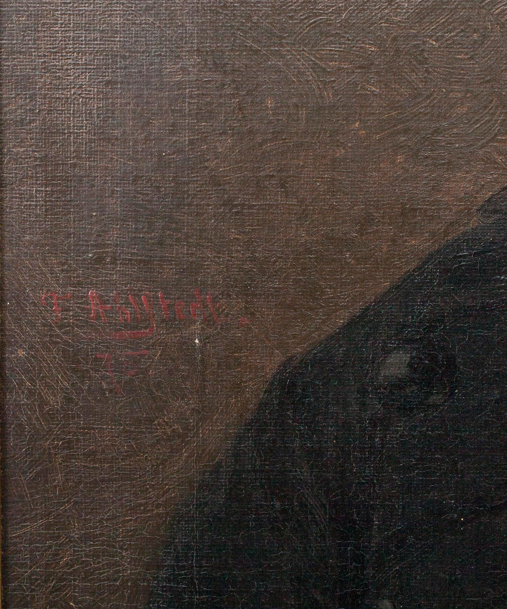 FREDRIK AHLSTEDT, olja på duk, sign. och dat. -75.