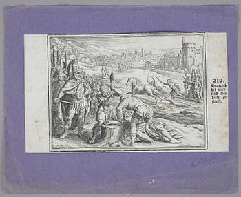 GRAVYRER, ca 80 st, Matthäus Merian, die Historische Chronik "Theatrum Europaeum", 1618.