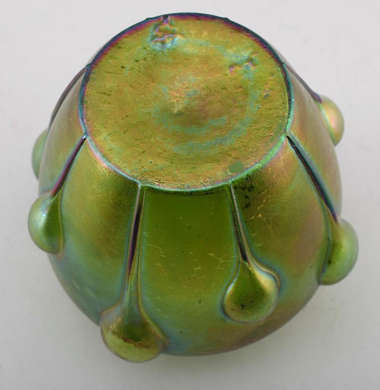 LOCKSKÅL, glas, omkring år 1900.