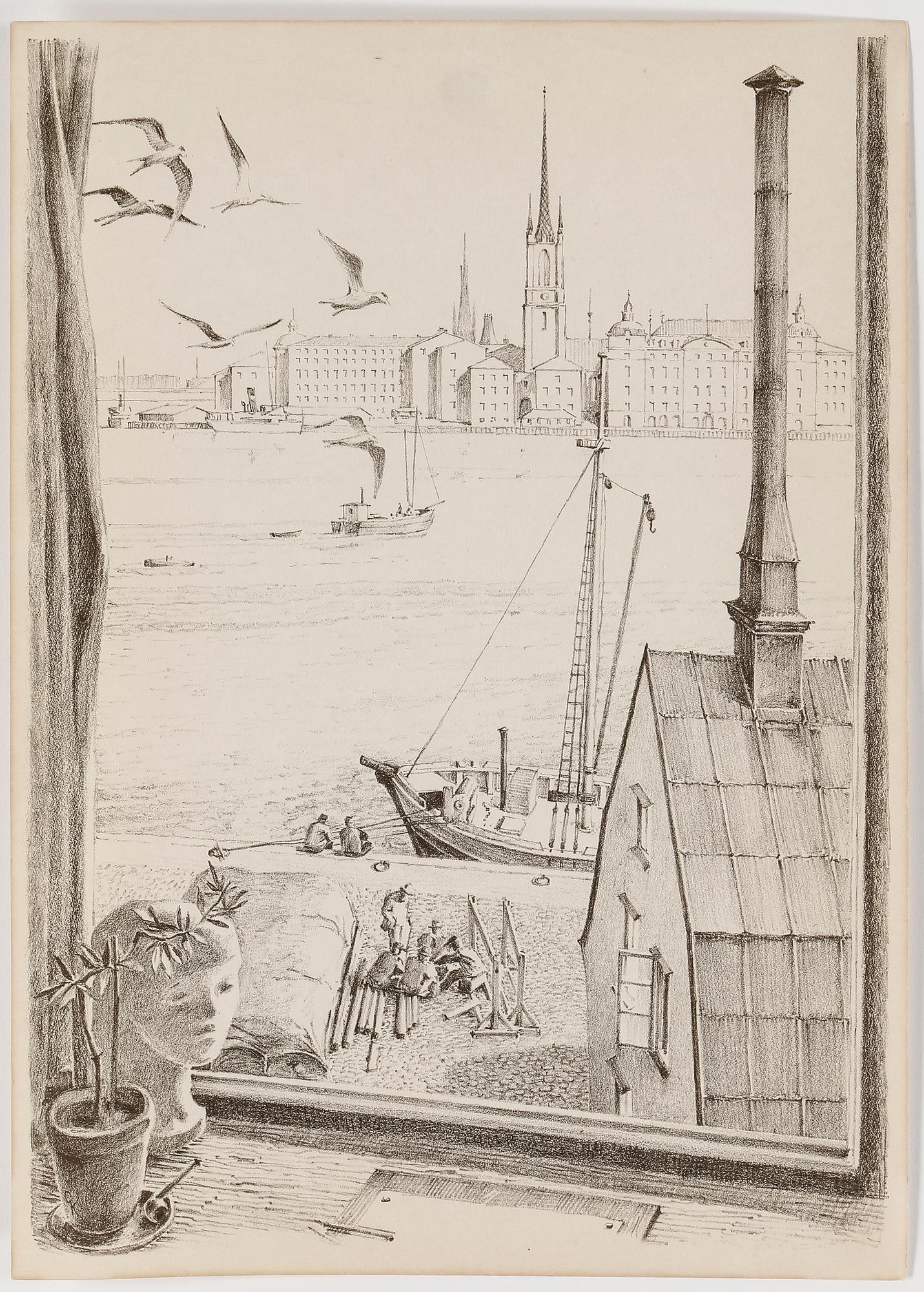 GRETA KNUTSSON TZARA, blyerts 3 st. Monogramsignerade.