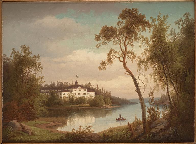 Carl Abraham Rothstén, The castle of Ulriksdal outside Stockholm.