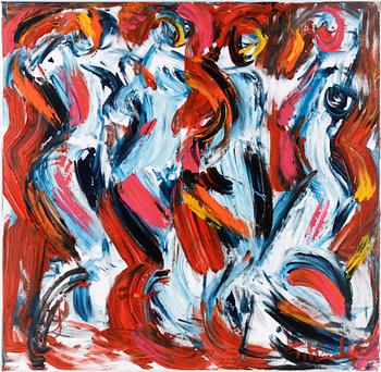 GÖRAN HAUSENKAMP, olja på duk, signerad.