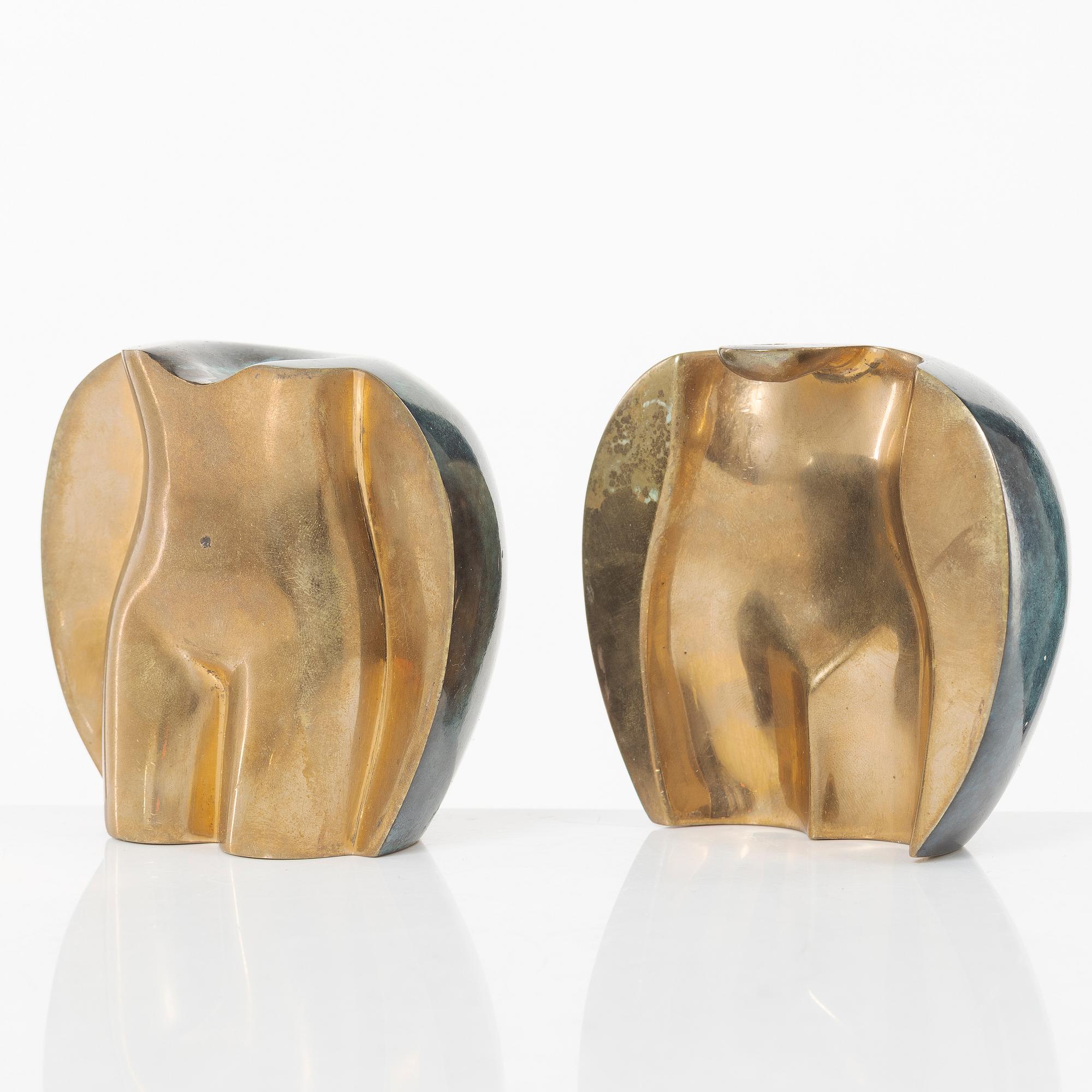 Okänd konstnär, skulptur, brons, signerad.