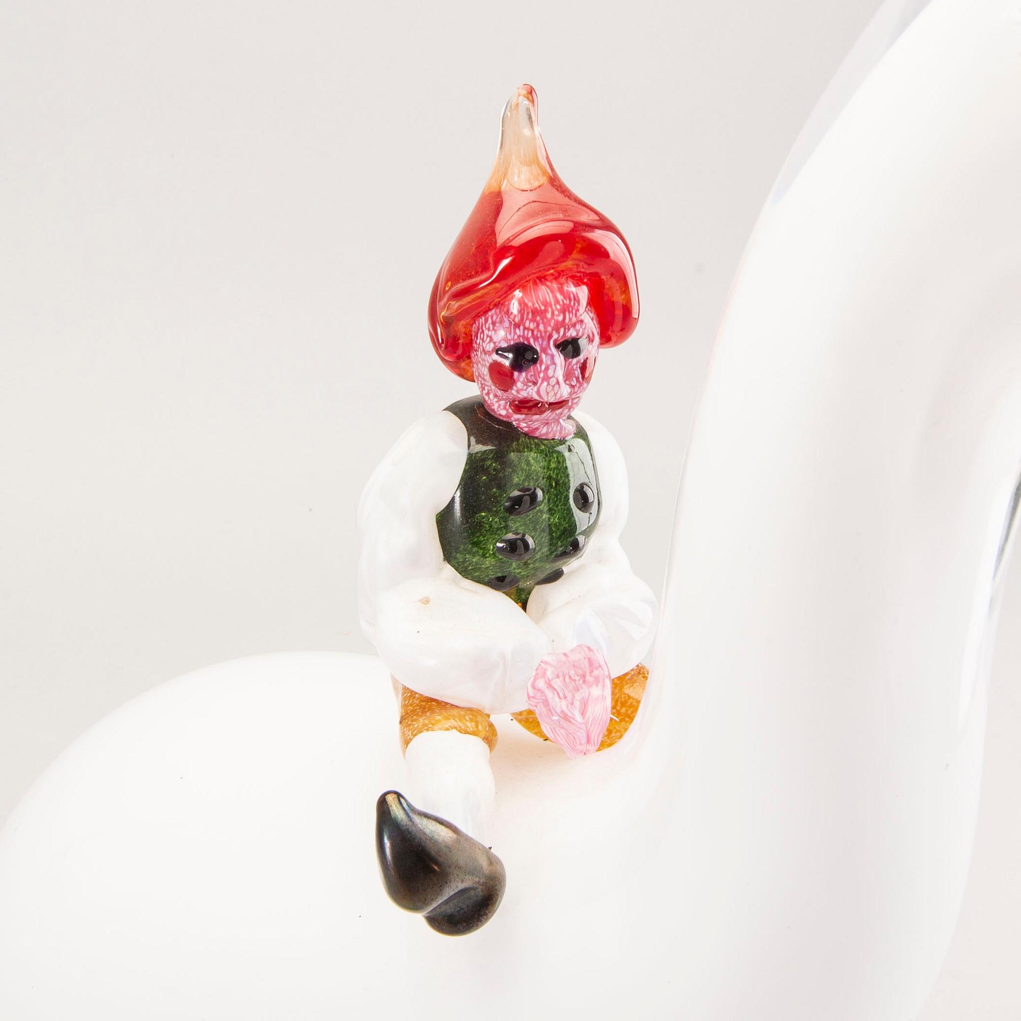 Ludvig Löfgren, a unique glass sculpture signed and dated 2016.