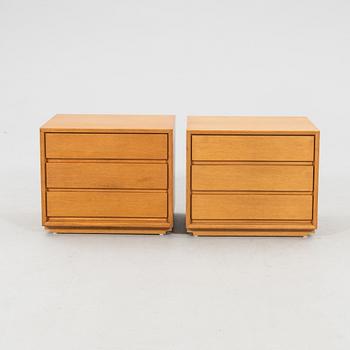 Pair of bedside tables late 20th century.