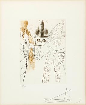 Salvador Dalí, "La femme adultere" ur "Le Décameron".