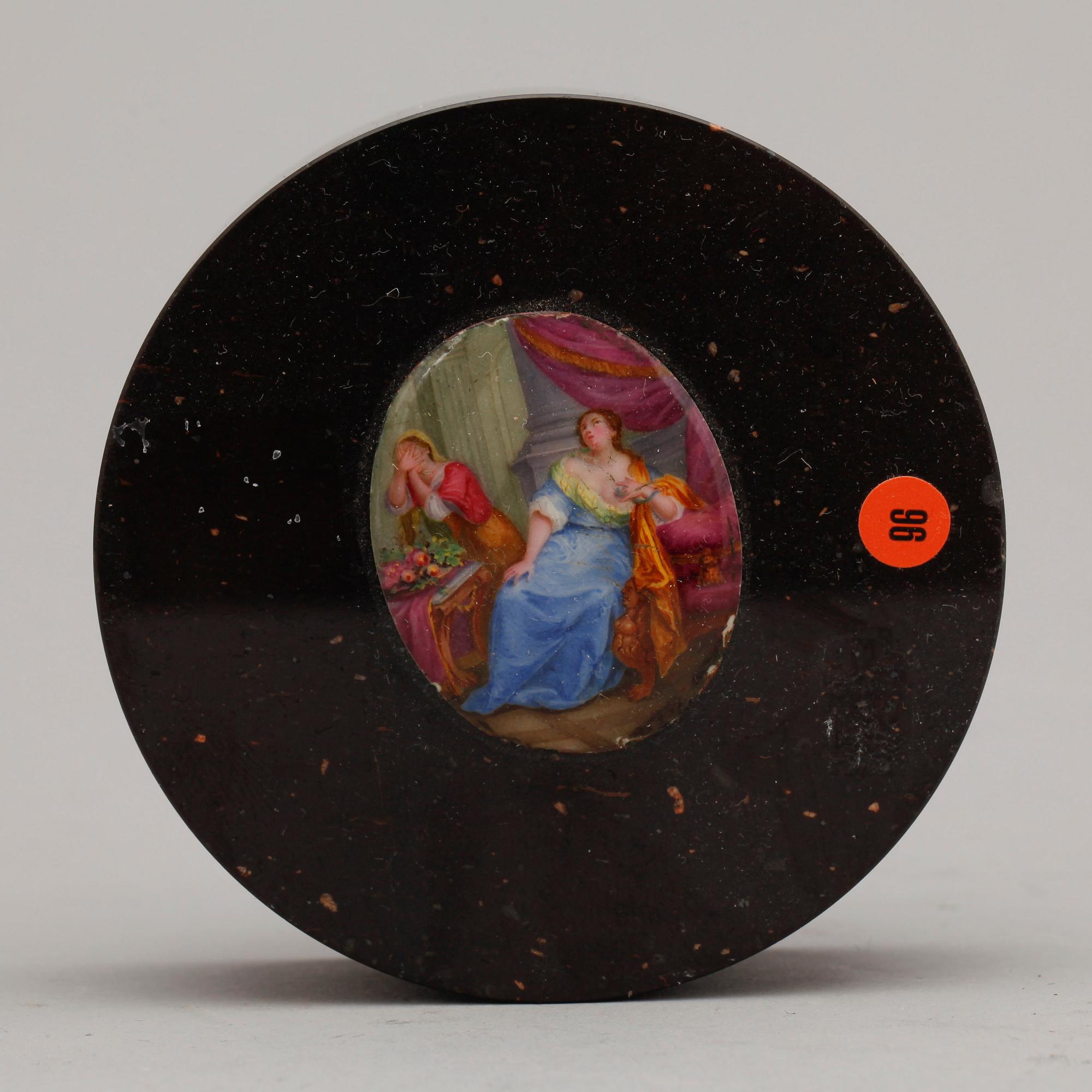 BREVPRESS, porfyr, empire, 1800-talets andra hälft.