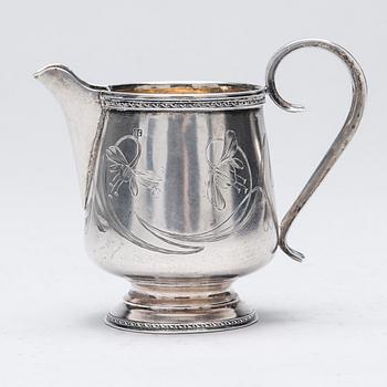 GRÄDDSNÄCKA, silver, Russland, 1800/1900-tal. Vikt 106,8 g.